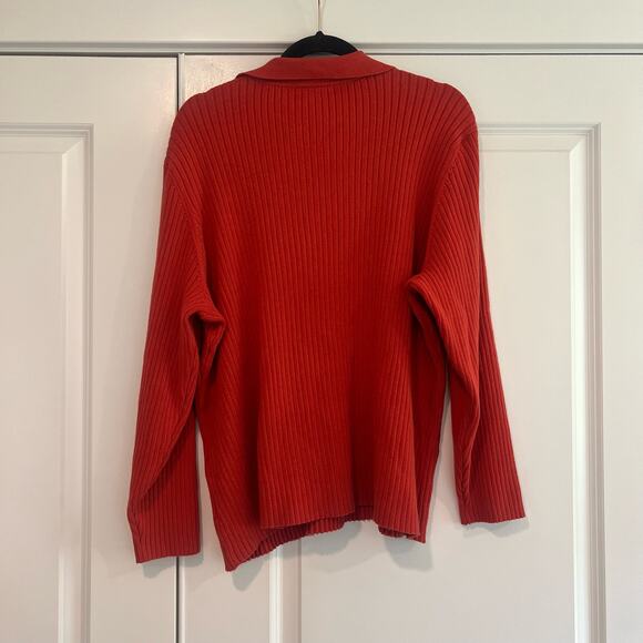 Lane Bryant Women's Plus Size Women's Ribbed Sweater‎ Rust Orange Size 26/28 - Picture 5 of 8